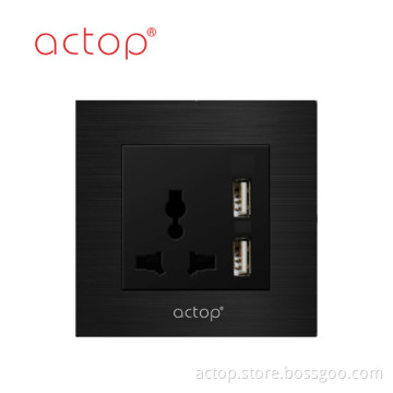 Stainless Steel ACTOP Switch For Hotel